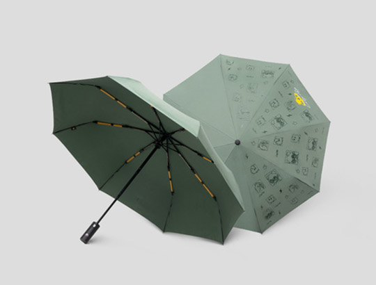 遇水浮花创意雨伞